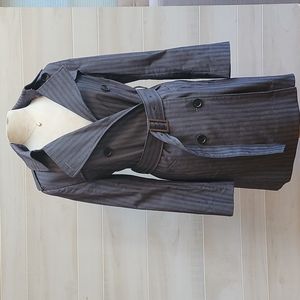 London Fog Manhattan stripe trench coat